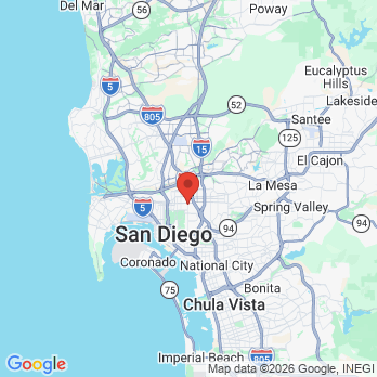 Map to eduardo diaz dds pc office in San Diego, CA