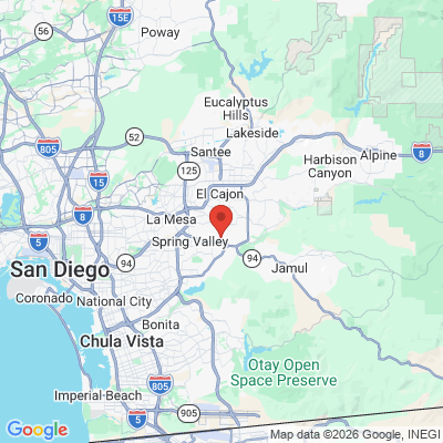 Map to  office in La Mesa, CA