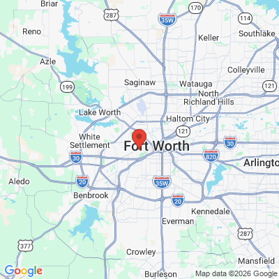 Map to  office in Fort Worth, TX