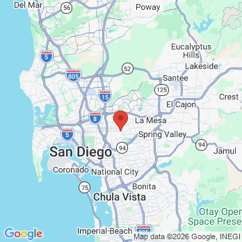 Map to Nhat Khanh Dentistry Inc office in San Diego, CA