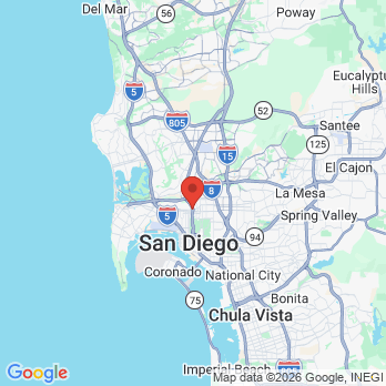 Map to My Sweet Tooth Dental office in San Diego, CA