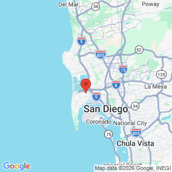 Map to Primary Office office in San Diego, CA