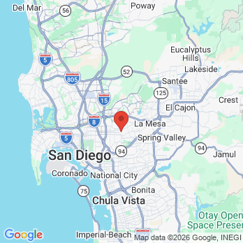 Map to Neighborhood Dental Group office in San Diego, CA
