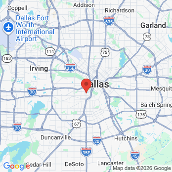 Map to Championship Dental office in Dallas, TX