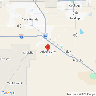 Map to  office in Arizona City, AZ