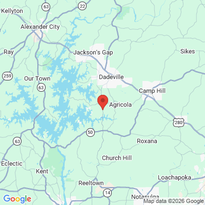 Map to  office in Dadeville, AL