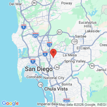 Map to Primary Office office in San Diego, CA