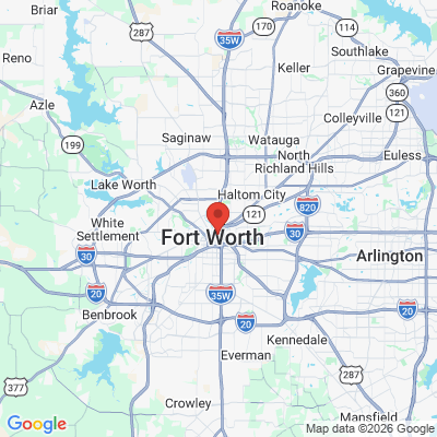 Map to  office in Fort Worth, TX