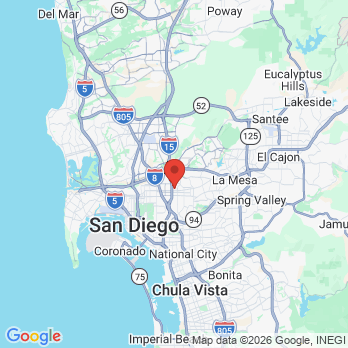 Map to Steven J. Byers D.D.S.,Inc. office in San Diego, CA