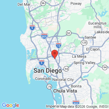 Map to Primary Office office in San Diego, CA
