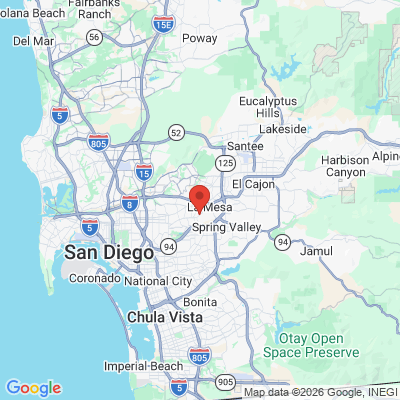 Map to  office in La Mesa, CA