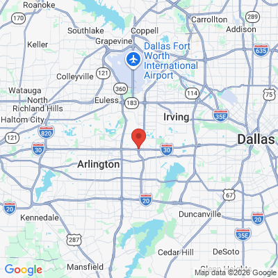 Map to  office in Dallas Fort Worth, TX