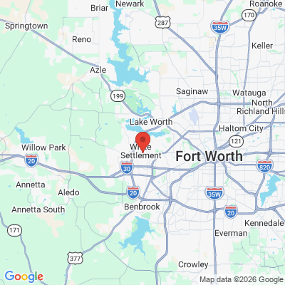 Map to  office in White Settlement, TX