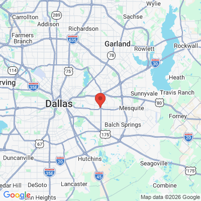 Map to  office in Dallas, TX