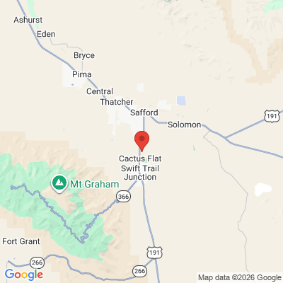 Map to  office in Safford, AZ