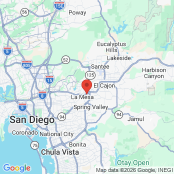 Map to Kind Dental of La Mesa office in La Mesa, CA