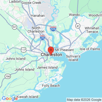 Map to Timothy R Liptak DMD & Associates LLC office in Charleston, SC