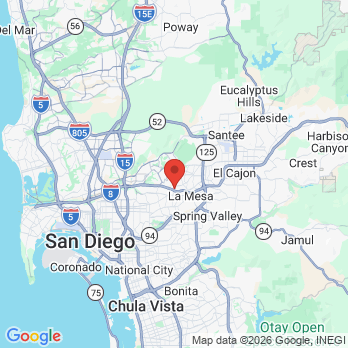Map to Primary Offijavadi smilesce office in La Mesa, CA