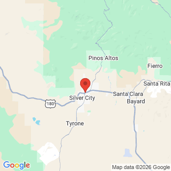 Map to Silver Smiles Dental office in Silver City, NM