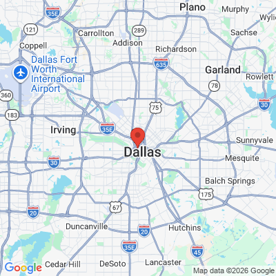 Map to  office in Dallas, TX