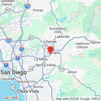 Map to San Ysidro Health El Cajon office in El Cajon, CA