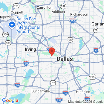 Map to Dr Wanda lewis office in Dallas, TX