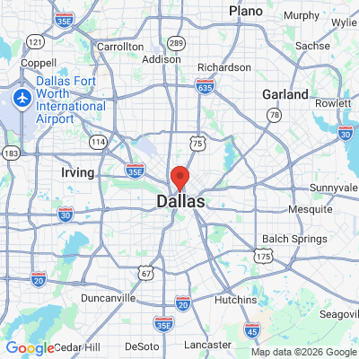 Map to  office in Dallas, TX