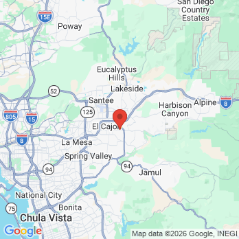 Map to Brenda Evans Louka DDS - El Cajon, CA office in El Cajon, CA