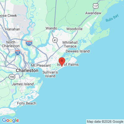 Map to  office in Isle Of Palms, SC