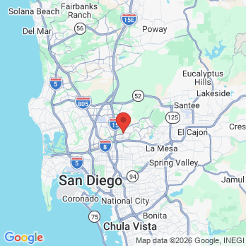 Map to Adina Manolescu DDS, Inc. office in San Diego, CA