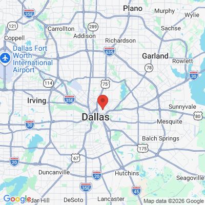 Map to  office in Dallas, TX