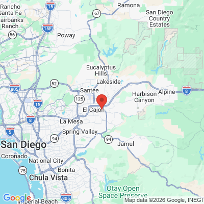 Map to  office in El Cajon, CA
