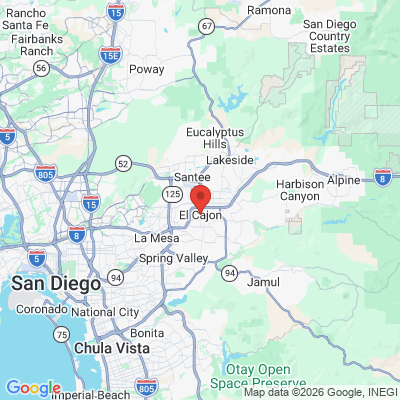 Map to  office in El Cajon, CA
