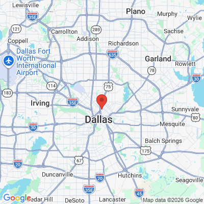 Map to  office in Dallas, TX