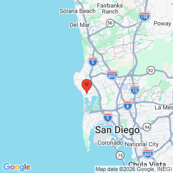 Map to Primary Office office in San Diego, CA