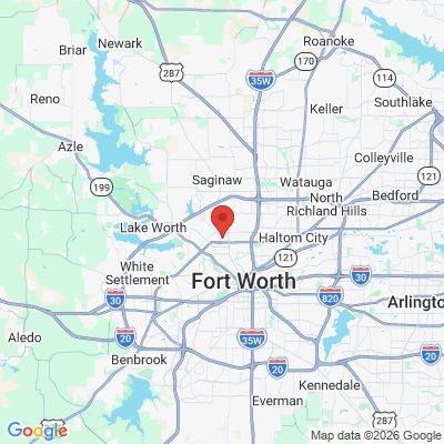 Map to  office in Fort Worth, TX