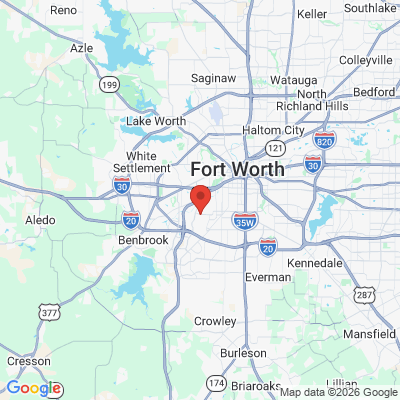 Map to  office in Fort Worth, TX