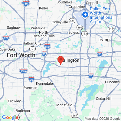Map to  office in Arlington, TX