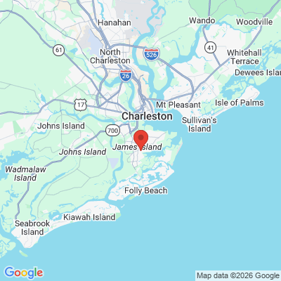 Map to  office in James Island, SC