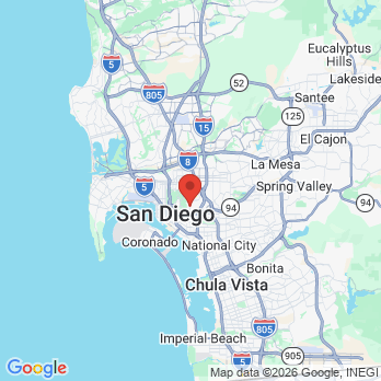 Map to Apple Dental office in San Diego, CA