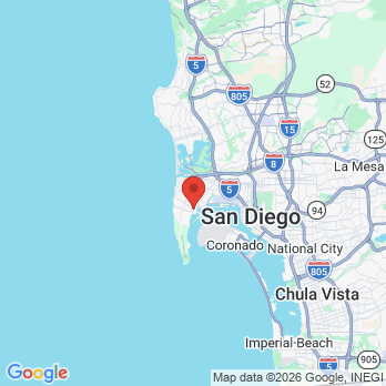 Map to Scott BEcker DDS, Inc. office in San Diego, CA