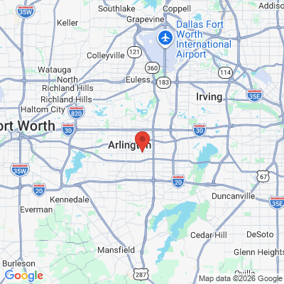Map to  office in Arlington, TX