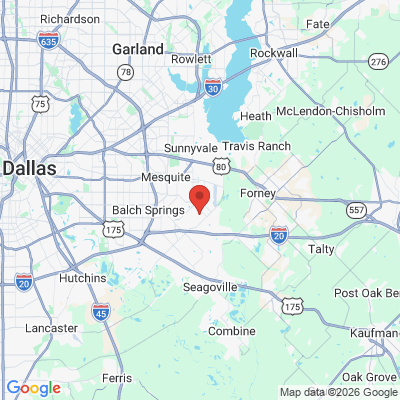 Map to  office in Mesquite, TX