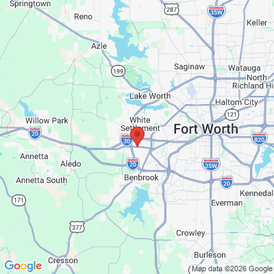 Map to  office in Fort Worth, TX