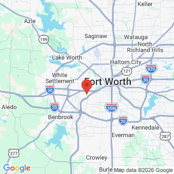 Map to Thomas G. Croft III D.D.S. office in Fort Worth, TX