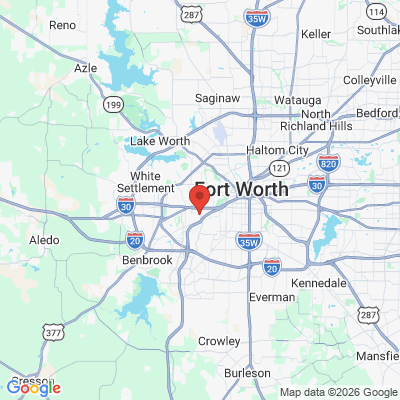 Map to  office in Fort Worth, TX