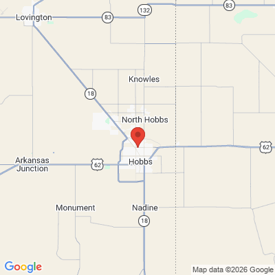 Map to  office in Hobbs, NM