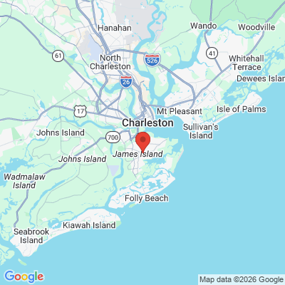 Map to  office in James Island, SC