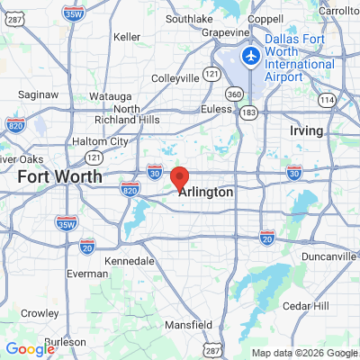 Map to  office in Arlington, TX