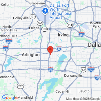 Map to Precious Smile Dental & Orthodontics office in Grand Prairie, TX
